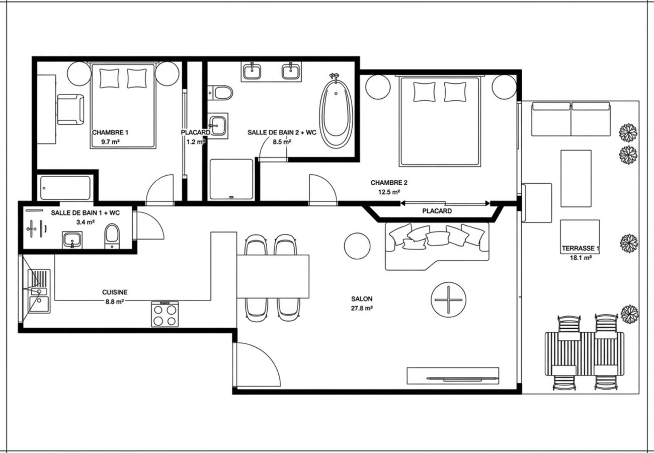 Appartement à Cannes - ADRIANA By Terry's Homes